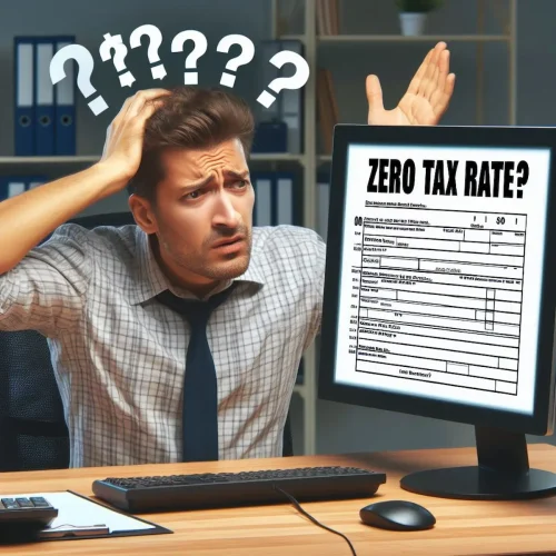 نرخ صفر مالیات یا معافیت از مالیات