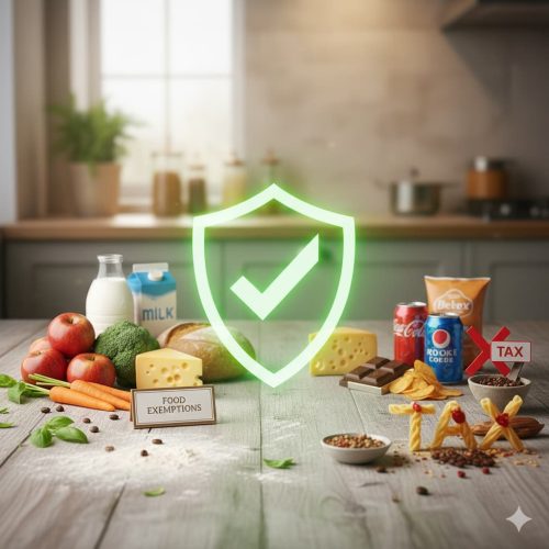 معافیت های مالیاتی در صنف مواد غذایی